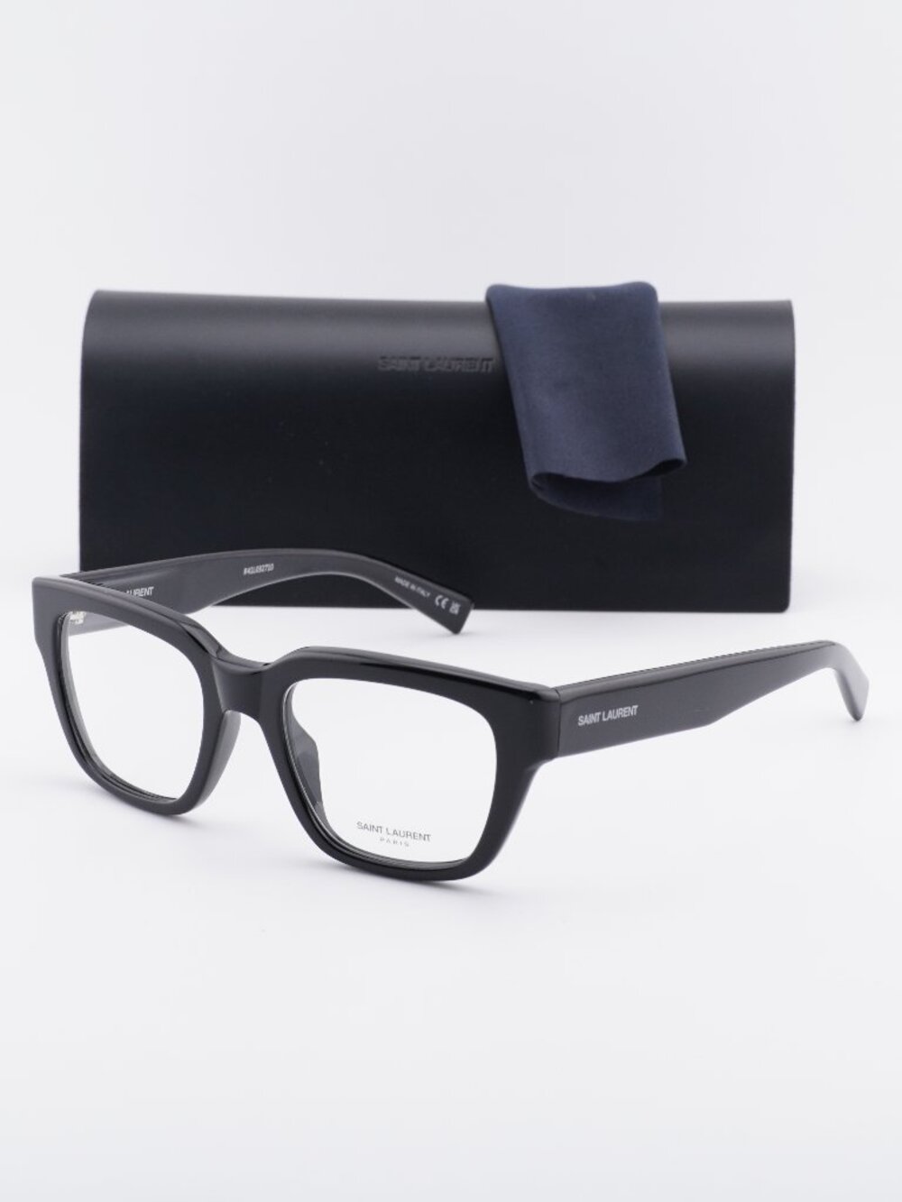 Saint Laurent SL804 001 Square Eyeglasses – Black 51mm